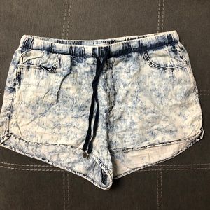 Vintage Tie Dye String Shorts